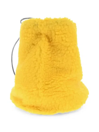 Dsquared2 Tie-fastening Scarf In Yellow