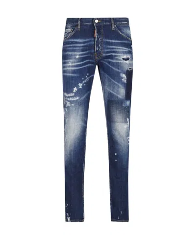 Dsquared2 Tiffany Distressed Skinny Jeans In Blue