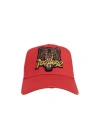 DSQUARED2 TIGER-APPLIQUÉ BASEBALL CAP