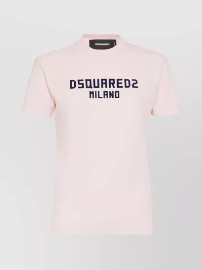 DSQUARED2 TIMELESS CREW NECK T-SHIRT WITH SHORT SLEEVES