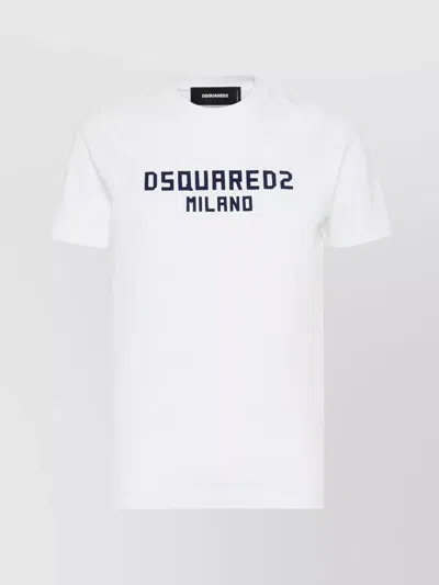 DSQUARED2 TIMELESS CREW NECK T-SHIRT WITH SHORT SLEEVES