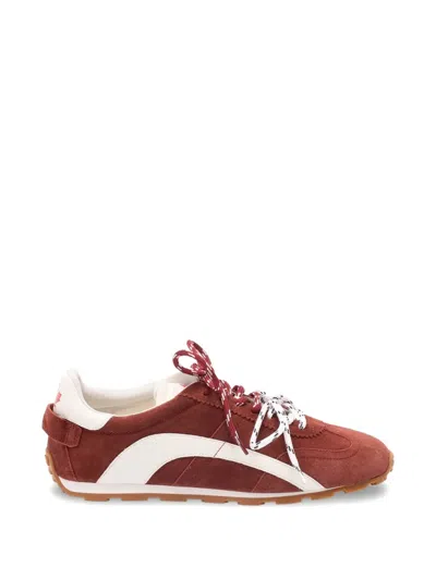 Dsquared2 Timeless Sneakers For Men In Burgundy