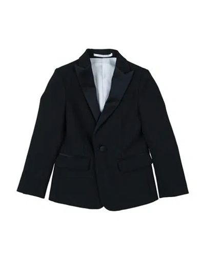 Dsquared2 Babies'  Toddler Boy Blazer Black Size 6 Virgin Wool, Elastane, Acetate, Nylon