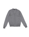 Dsquared2 Toddler Boy Cardigan Grey Size 6 Wool, Viscose, Polyamide, Cashmere In Grey