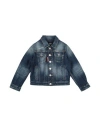 Dsquared2 Toddler Boy Denim Outerwear Blue Size 4 Cotton, Elastane In Blue