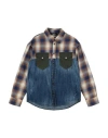 Dsquared2 Toddler Boy Denim Shirt Blue Size 6 Cotton In Blue