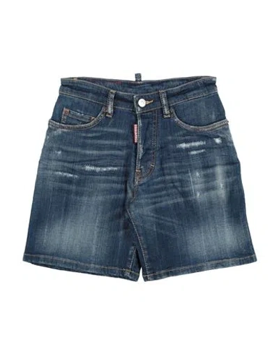 Dsquared2 Babies'  Toddler Boy Denim Shorts Blue Size 6 Cotton, Elastane
