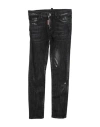 Dsquared2 Toddler Boy Jeans Black Size 4 Cotton, Elastane In Black