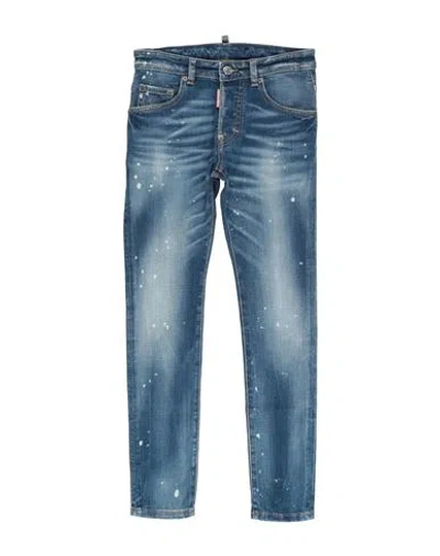 Dsquared2 Babies'  Toddler Boy Jeans Blue Size 4 Cotton, Elastane