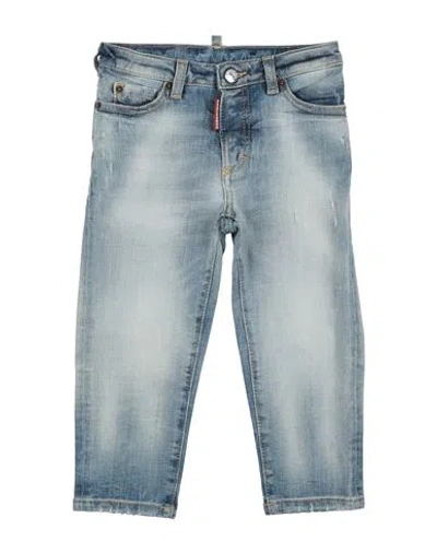 Dsquared2 Babies'  Toddler Boy Jeans Blue Size 4 Cotton, Elastane