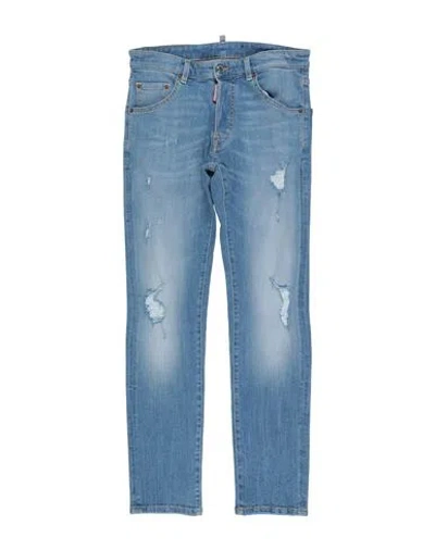 Dsquared2 Babies'  Toddler Boy Jeans Blue Size 6 Cotton, Polyester, Elastane