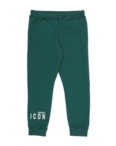 Dsquared2 Babies'  Toddler Boy Pants Dark Green Size 4 Cotton