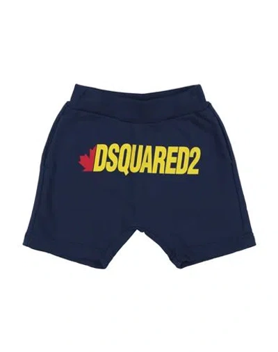 Dsquared2 Toddler Boy Pants Midnight Blue Size 3 Cotton In Blue