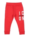Dsquared2 Babies'  Toddler Boy Pants Red Size 4 Cotton, Elastane