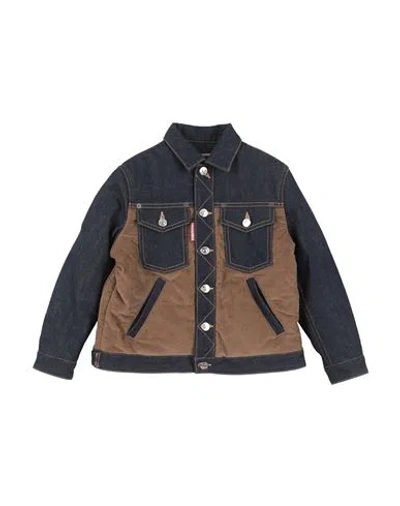 Dsquared2 Babies'  Toddler Boy Puffer Blue Size 6 Cotton, Elastane