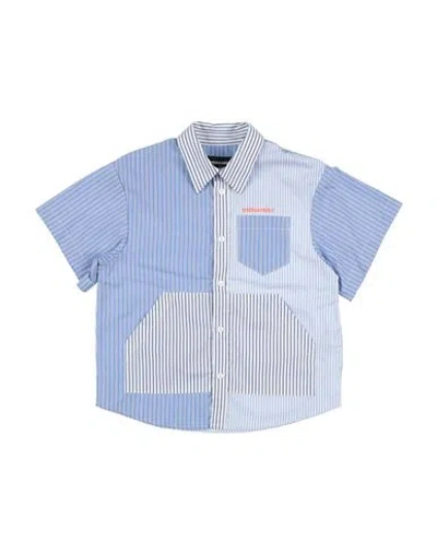 Dsquared2 Babies'  Toddler Boy Shirt Pastel Blue Size 6 Cotton