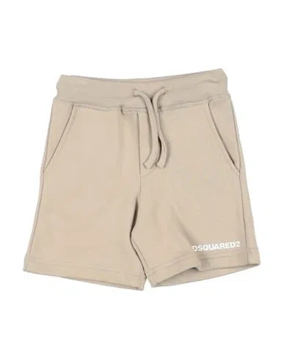Dsquared2 Babies'  Toddler Boy Shorts & Bermuda Shorts Beige Size 6 Cotton In Brown