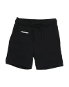 Dsquared2 Babies'  Toddler Boy Shorts & Bermuda Shorts Black Size 4 Cotton