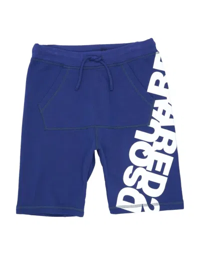 Dsquared2 Babies'  Toddler Boy Shorts & Bermuda Shorts Blue Size 6 Cotton, Elastane