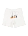 Dsquared2 Toddler Boy Shorts & Bermuda Shorts White Size 4 Cotton In White