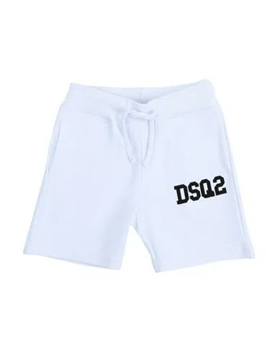 Dsquared2 Babies'  Toddler Boy Shorts & Bermuda Shorts White Size 4 Cotton