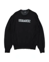 Dsquared2 Babies'  Toddler Boy Sweater Black Size 6 Acrylic, Wool