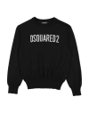 Dsquared2 Toddler Boy Sweater Black Size 6 Acrylic, Wool In Black