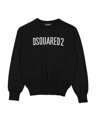 Dsquared2 Babies'  Toddler Boy Sweater Black Size 6 Acrylic, Wool