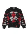 Dsquared2 Toddler Boy Sweater Black Size 6 Wool, Paper