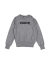 Dsquared2 Babies'  Toddler Boy Sweater Grey Size 6 Acrylic, Wool