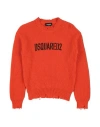 Dsquared2 Babies'  Toddler Boy Sweater Orange Size 6 Polyester, Cotton