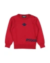 Dsquared2 Babies' Intarsia-knit Jumper In Red