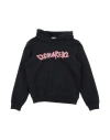 Dsquared2 Toddler Boy Sweatshirt Black Size 6 Cotton In Black