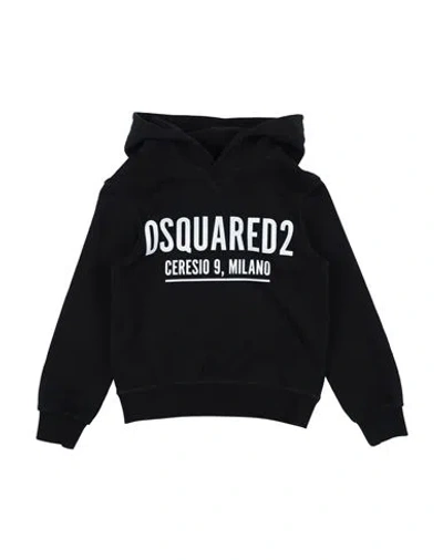 Dsquared2 Babies'  Toddler Boy Sweatshirt Black Size 6 Cotton