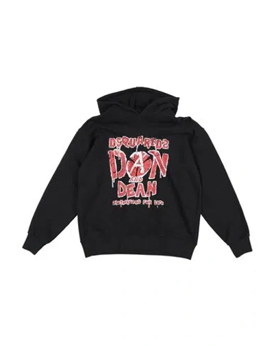 Dsquared2 Babies'  Toddler Boy Sweatshirt Black Size 6 Cotton