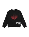 Dsquared2 Babies'  Toddler Boy Sweatshirt Black Size 6 Cotton