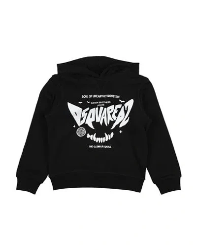 Dsquared2 Babies'  Toddler Boy Sweatshirt Black Size 6 Cotton