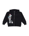 Dsquared2 Toddler Boy Sweatshirt Black Size 6 Cotton In Black