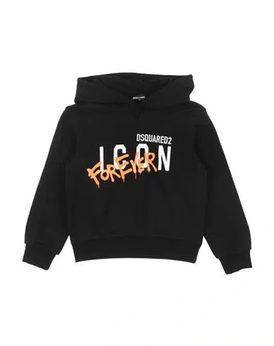 Dsquared2 Babies'  Toddler Boy Sweatshirt Black Size 6 Cotton