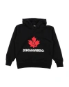 Dsquared2 Toddler Boy Sweatshirt Black Size 6 Cotton, Elastane In Black