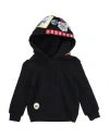 Dsquared2 Babies'  Toddler Boy Sweatshirt Black Size 4 Cotton, Elastane, Polyester