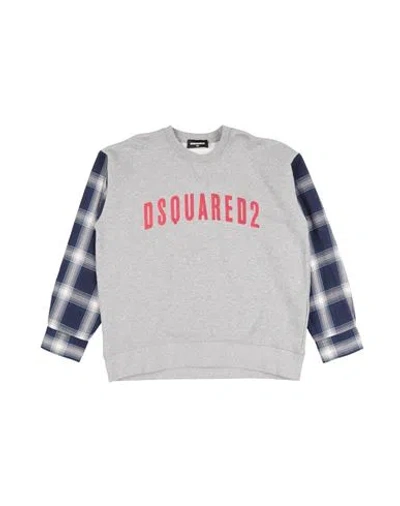 Dsquared2 Babies'  Toddler Boy Sweatshirt Grey Size 6 Cotton, Elastane