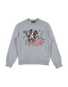 Dsquared2 Toddler Boy Sweatshirt Grey Size 6 Cotton, Elastane In Gray