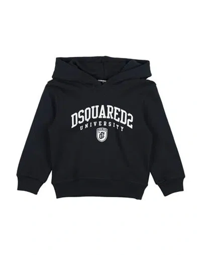 Dsquared2 Babies'  Toddler Boy Sweatshirt Midnight Blue Size 4 Cotton In Black