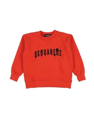 Dsquared2 Babies'  Toddler Boy Sweatshirt Orange Size 6 Cotton