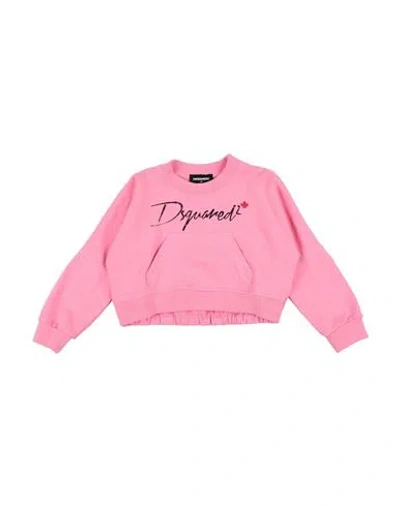 Dsquared2 Babies'  Toddler Boy Sweatshirt Pink Size 6 Cotton, Elastane