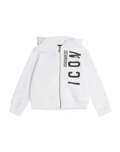 Dsquared2 Babies'  Toddler Boy Sweatshirt White Size 6 Cotton
