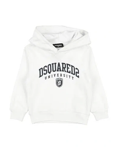 Dsquared2 Babies'  Toddler Boy Sweatshirt White Size 6 Cotton