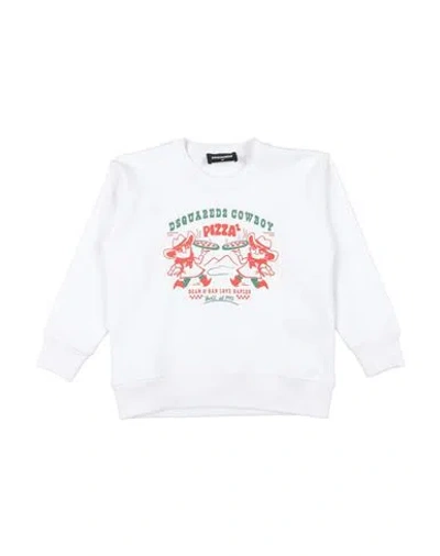 Dsquared2 Babies'  Toddler Boy Sweatshirt White Size 6 Cotton