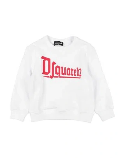 Dsquared2 Babies'  Toddler Boy Sweatshirt White Size 6 Cotton